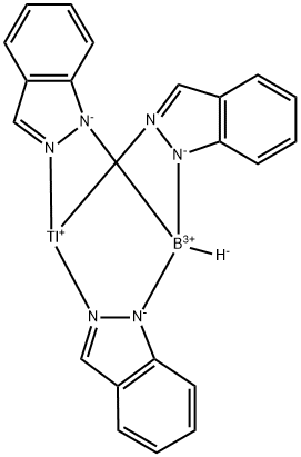 THALLIUM HYDROTRIS(INDAZOL-2-YL)BORATE Structure