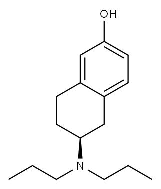(S)-6-DIPROPYLAMINO-5,6,7,8-TETRAHYDRO-NAPHTHALEN-2-OL HYDROBROMIDE Structure