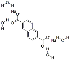 2,6-Naphthalene dicarboxylic acid disodium salt(tetra hydrate) 구조식 이미지