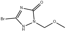 5-bromo-2-(methoxymethyl)-2,4-dihydro-3H-1,2,4-triazol-3-one Structure