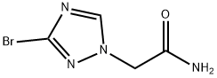 2-(3-bromo-1H-1,2,4-triazol-1-yl)acetamide 구조식 이미지