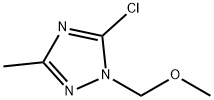 5-chloro-1-(methoxymethyl)-3-methyl-1H-1,2,4-triazole Structure