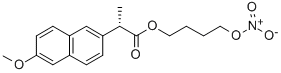 4-(NITROOXY)BUTYL (2S)-2-(6-METHOXY-2-NAPHTHYL)PROPANOATE 구조식 이미지