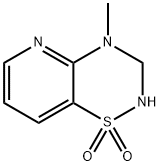 2H-Pyrido[2,3-e]-1,2,4-thiadiazine,3,4-dihydro-4-methyl-,1,1-dioxide(9CI) Structure