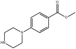 METHYL 4-(PIPERAZIN-1-YL)BENZOATE Structure