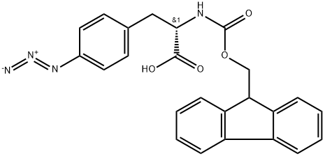 FMOC-4-AZIDO-L-PHENYLALANINE Structure