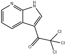 2,2,2-trichloro-1-(1H-pyrrolo[2,3-b]pyridin-3-yl)ethanone Structure