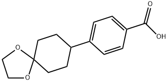 4-(1,4-DIOXASPIRO[4,5]DEC-8-YL)-BENZOIC ACID Structure