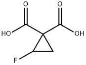 1,1-사이클로프로판디카르복실산,2-플루오로-(9CI) 구조식 이미지