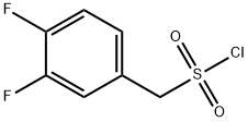 3,4-DIFLUOROBENZYLSULFONYL CHLORIDE Structure