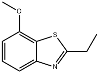 벤조티아졸,2-에틸-7-메톡시-(9CI) 구조식 이미지