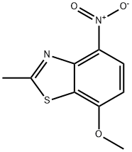 Benzothiazole, 7-methoxy-2-methyl-4-nitro- (9CI) Structure