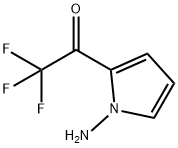 Ethanone, 1-(1-amino-1H-pyrrol-2-yl)-2,2,2-trifluoro- (9CI) 구조식 이미지