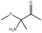 2-Butanone, 3-amino-3-methoxy- (9CI) Structure