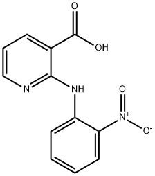 2-(2-nitro-anilino)-nicotinic acid Structure