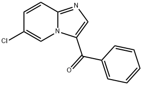 (6-chloroimidazo[1,2-a]pyridin-3-yl)(phenyl)methanone 구조식 이미지