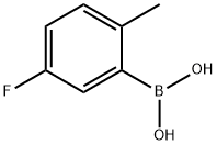 5-Fluoro-2-methylphenylboronic acid Structure