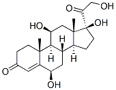 6b-Hydroxy Cortisol Structure