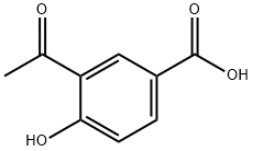 3-acetyl-4-hydroxybenzoic acid 구조식 이미지