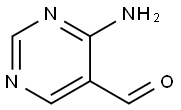 5-Pyrimidinecarboxaldehyde, 4-amino- (8CI,9CI) 구조식 이미지