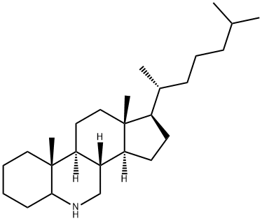 6-Azacholestane Structure