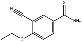 Benzenecarbothioamide, 3-cyano-4-ethoxy- (9CI) Structure