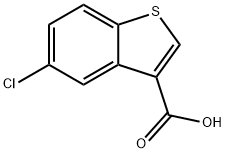 5-CHLORO-BENZO[B]THIOPHENE-3-CARBOXYLIC ACID 구조식 이미지