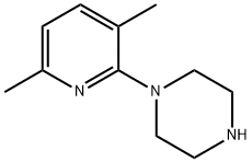 피페라진,1-(3,6-디메틸-2-피리디닐)-(9CI) 구조식 이미지
