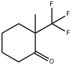 2-METHYL-2-TRIFLUOROMETHYLCYCLOHEXANONE Structure