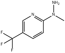 N-[5-(TRIFLUOROMETHYL)PYRID-2-YL]-N-METHYLHYDRAZINE 구조식 이미지