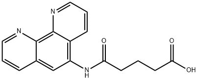 5-(1,10-Phenanthroline-5-ylaMino)-5-oxopentanoic acid Structure