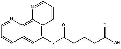 5-(1,10-Phenanthroline-5-ylaMino)-5-옥소펜탄산 구조식 이미지