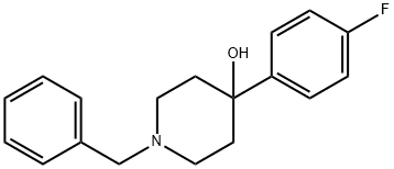1-BENZYL-4-(4-FLUOROPHENYL)PIPERIDIN-4-OL Structure