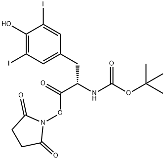 BOC-3,5-DIIODO-TYR-OSU Structure