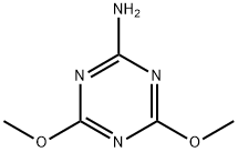 2-AMINO-4,6-DIMETHOXY-1,3,5-TRIAZINE 구조식 이미지