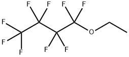 Ethyl nonafluorobutyl ether Structure