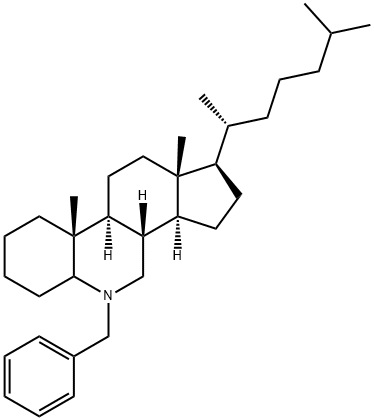 6-Benzyl-6-azacholestane Structure