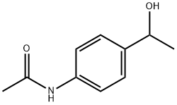 N-[4-(1-Hydroxyethyl)phenyl]acetamide Structure