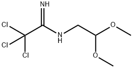 N-(2,2-DIMETHOXYETHYL)TRICHLOROACETAMIDINE Structure