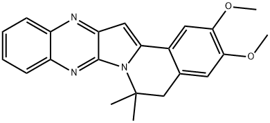 163769-88-8 5,6-DIHYDRO-2,3-DIMETHOXY-6,6-DIMETHYLBENZ[7,8]INDOLIZINO[2,3-B]QUINOXALINE