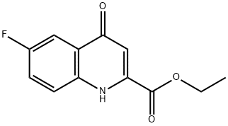 Ethyl 6-fluoro-4-oxo-1,4-dihydroquinoline-2-carboxylate Structure
