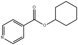 4-Pyridinecarboxylicacidcyclohexylester Structure