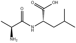 DL-ALANYL-L-LEUCINE 구조식 이미지