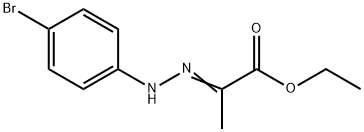 (E)-ethyl 2-(2-(4-bromophenyl)hydrazono)propanoate 구조식 이미지