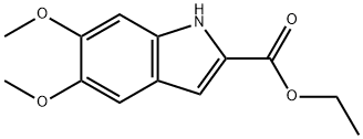 ETHYL 5,6-DIMETHOXYINDOLE-2-CARBOXYLATE Structure