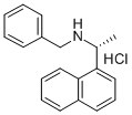 (R)-(-)-N-BENZYL-1-(1-NAPHTHYL)ETHYLAMINE HYDROCHLORIDE Structure