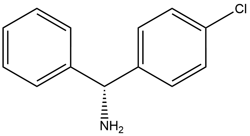 (-)-4-Chlorobenzhydrylamine Structure