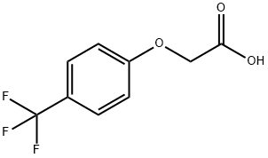Acetic acid, [4-(trifluoroMethyl)phenoxy]- Structure