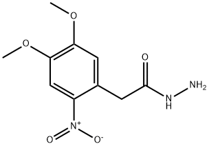 2-(4,5-DIMETHOXY-2-NITROPHENYL)ACETOHYDRAZIDE Structure