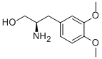 (R)-2-아미노-3-(3,4-다이메톡시페닐)프로판-1-OL 구조식 이미지